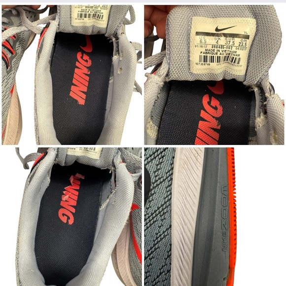 Nike Zoom Winflo 4 Running shoes Women's Athletic Lace Up Size 6.5 - Picture 8 of 15